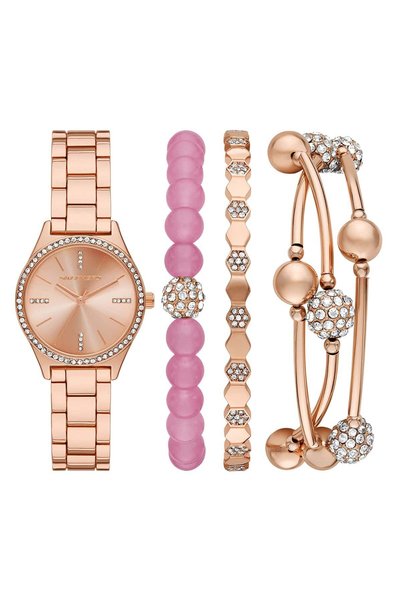 Sr9107 Women's Wrist Watch and Bracelet Set