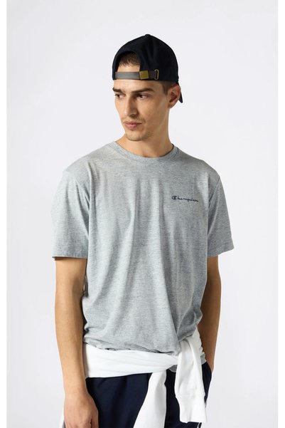 Short-Sleeve Tee Men's Gray T-Shirt - 221798-Em021