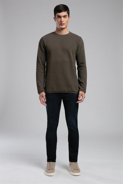 Ben men's crew neck sweatshirt - khaki