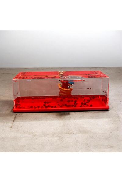 Love Themed Non-Sinking Liquid Decorative Block Gift Item