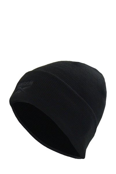 Rb 1010V Flat Knit Beanie Black Unisex Beanie