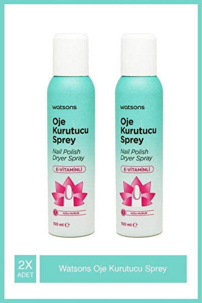 Спреј за сушење лак за нокти 150 Ml X2 парчиња