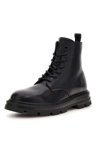 Dark Black Men's Boots Garda