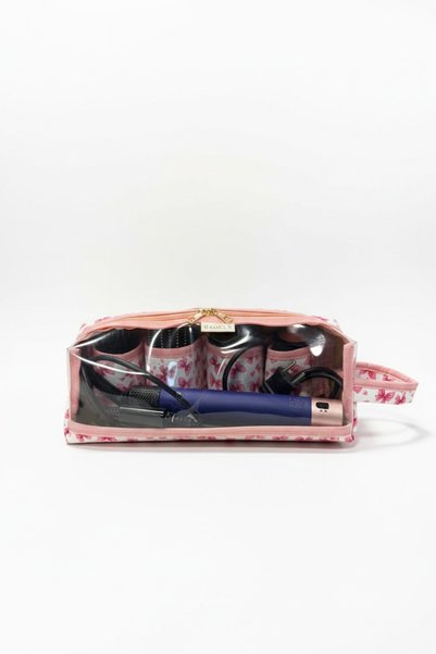 Bowknot Airwrap Compatible and XL Size Bag Travel Case for All Your Hairstyling Needs