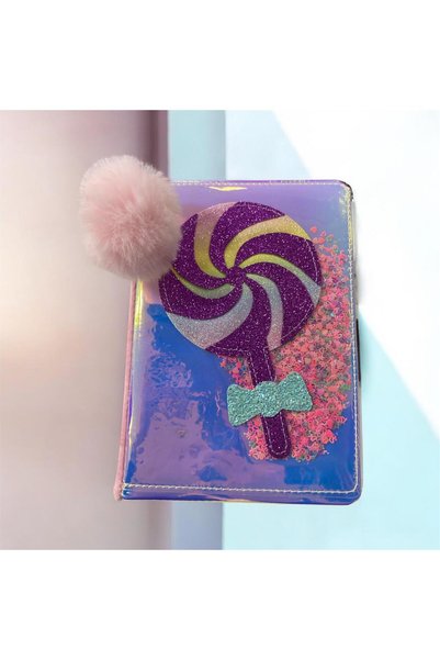 Plush Patterned Notebook A5 Notebook Lined