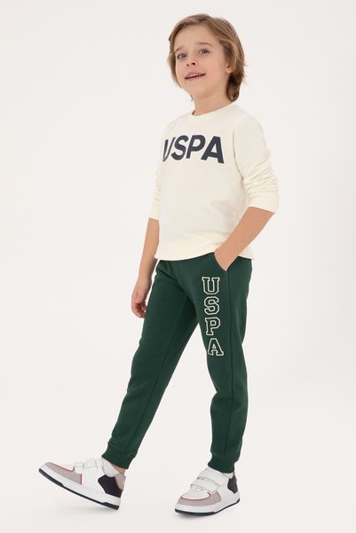 Boy's Dark Green Sweatpants 50313825-Vr079