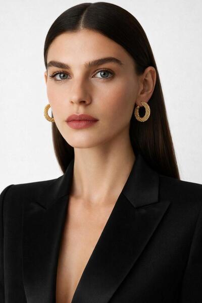 Women's Gold Hoop Earrings