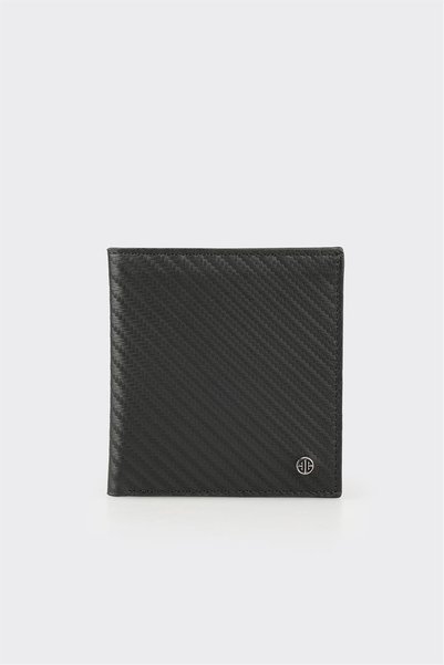 Black Leather Men's Wallet