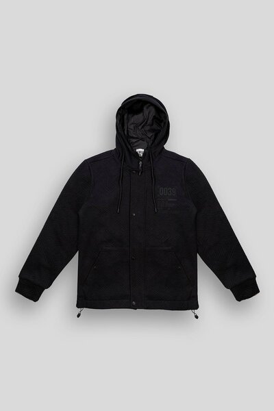 Zippered Snap-Button Closure [0039] Men's Sweatshirt