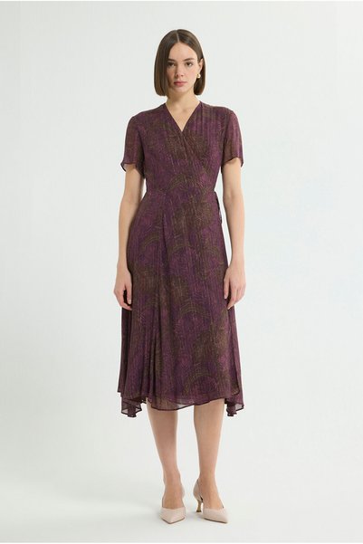 Tie-Up Wrap Dress