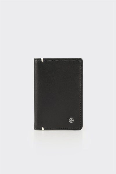Black Leather Men's Wallet