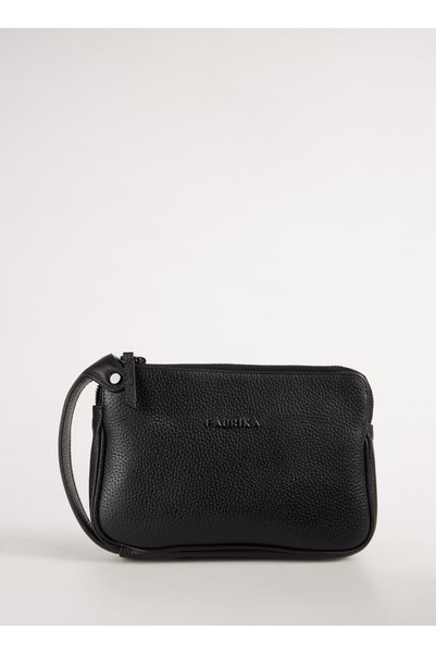 Leather Black Men's Handbag Frkçt 004 Leatherblack Flt