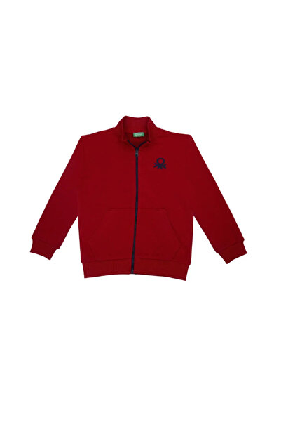 Машка детска бордо дуксер со лого