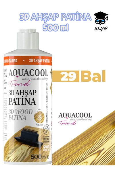 500 ml 3D Wood Patina Water-Based Domestic Production