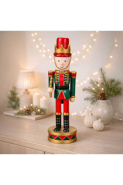 Deco Lead Soldier Figurine - Green - 30 cm