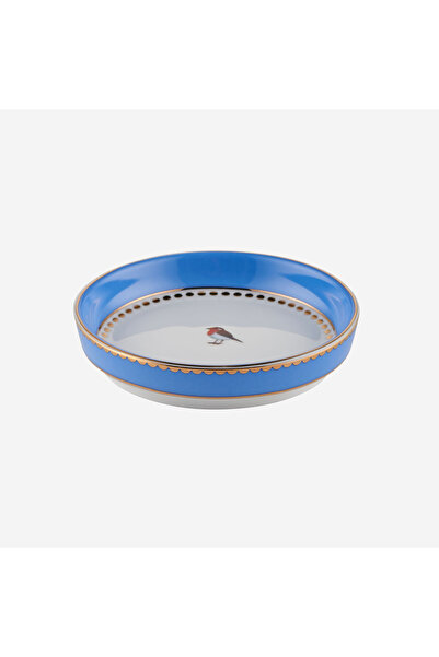 Love Birds сина порцеланска чинија за чај 9 cm