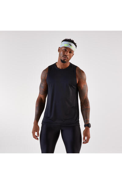 Kiprun Men's Running Vest - Black - Kiprun Run 100