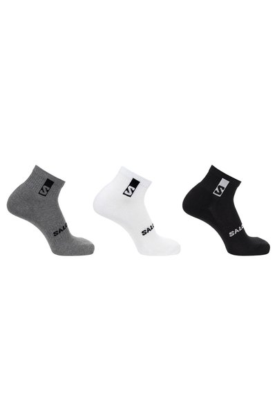 Everyday Ankle 3-Pack Black Unisex Socks