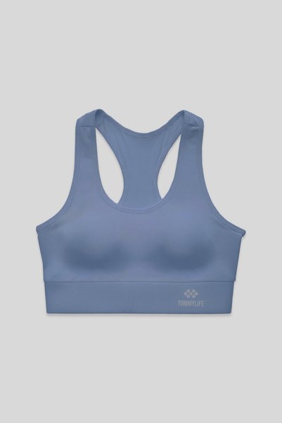 Petrol Back Detailed Narrow Mold U-neck Women's Sports Bustier - 97120
