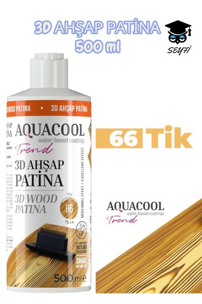 500 ml 3D Wood Patina Water-Based Domestic Production
