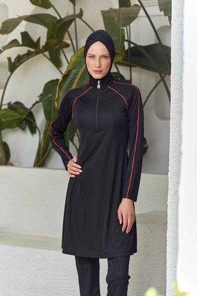 Long Sleeve Hijab Swimsuit 3129