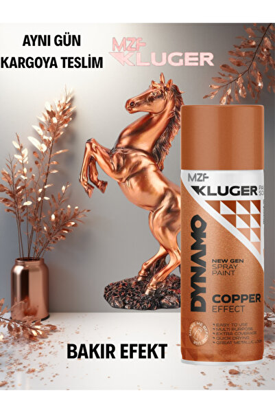 KLUGER METAL-GOLD-COPPER-ALUMINUM-SILVER-METAL EFFECT СЕРИЈА спреј боја 400 ml