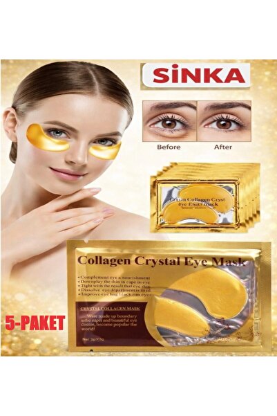 Златна маска за под очи Bio-collagen 5 пакувања маски