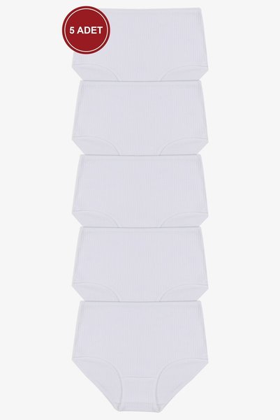 Women's 5-Pack Ribbed Extra High-Waist Panties