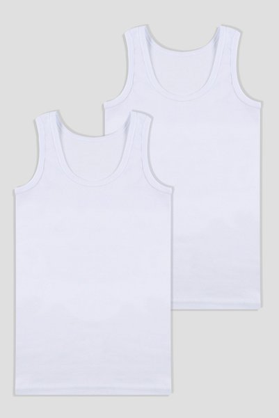 Boy's 2-Piece Cotton Tank Top
