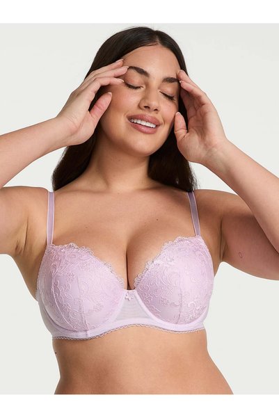 Vintage Blossom Embroidered Lightly Padded Demi Bra