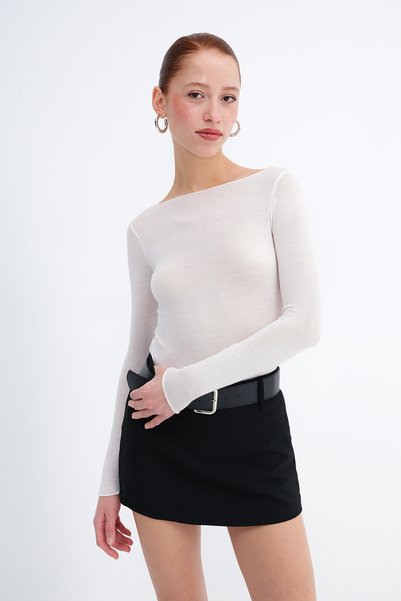Basic Modal Cashmere Blouse B1880