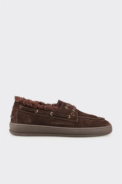 Brown Leather Women's Casual Shoes