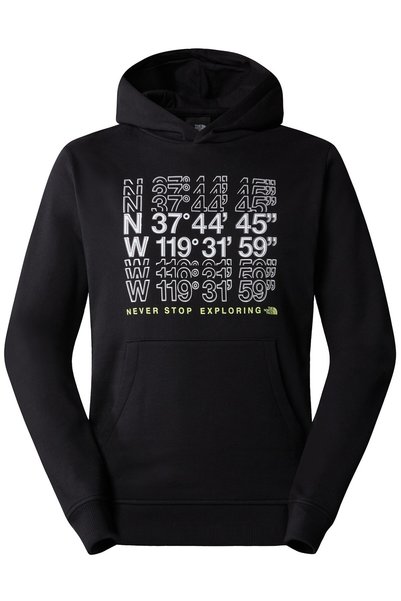 M SS24 Coordinates Hoodie Men's Casual Sweatshirt NF0A87EAJK31 Black