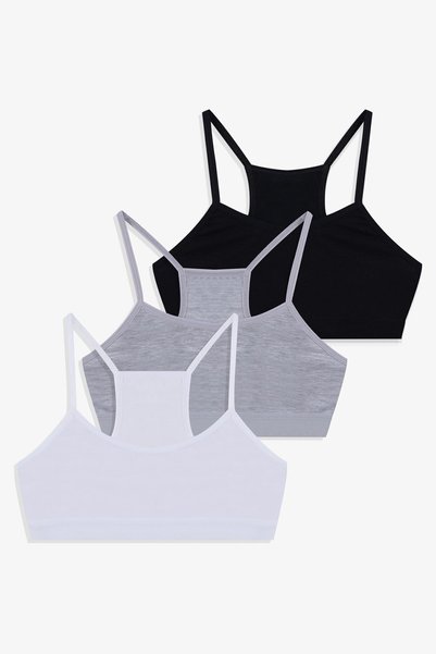 Women's 3-Piece Thin Strap Half Bustier