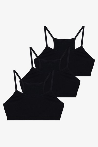Women's 3-Piece Thin Strap Half Bustier