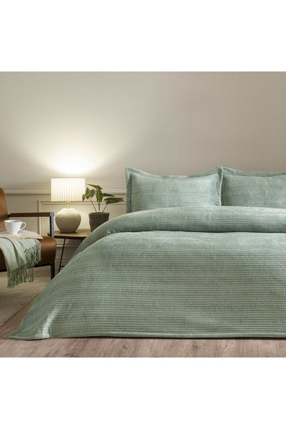 Velona Double Bedspread Set Green