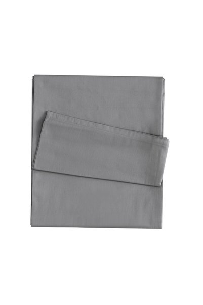 Mix&Match Cotton Satin King Size Bed Sheet Mink