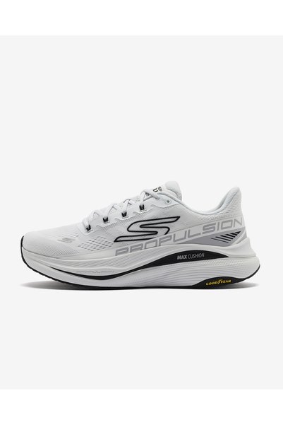 MAX CUSHIONING PROPULSION- Men's White Running Shoes 220509 WBK