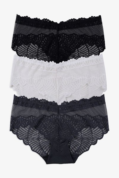 Women's 3-Piece Lace Panties