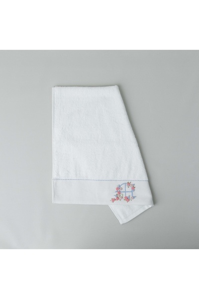 Ficus Bamboo Face Towel 50X85 cm White