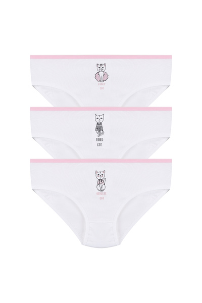 Girl's 3-Piece Cute Mouse Patterned Slip