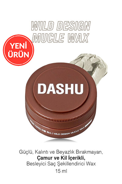 Силна, без остатоци, од кал и глина, хранлив For Men Wild Design Mucle восок 15ml