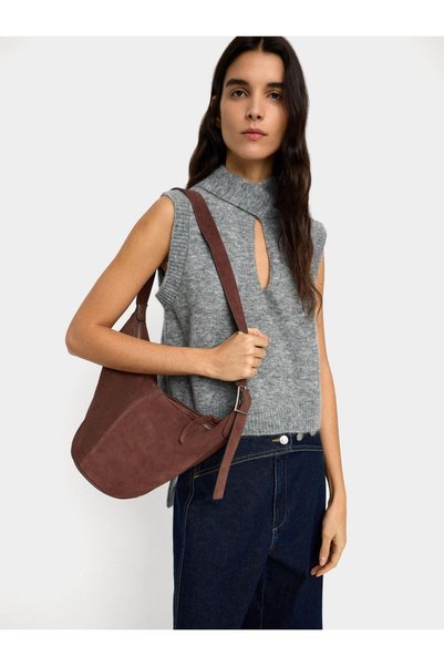 Smooth Leather Crossbody Bag