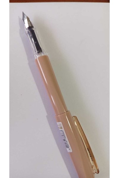 Primeo Fountain Pen m Tip Latte Color Cartridge-Filled Stylish Design Office and School Use