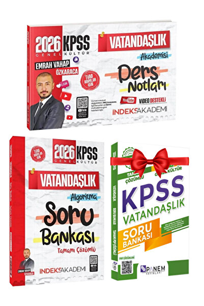 Emrah Vahap Özkaraca|2026 KPSS Академија за граѓанство белешки од предавања+алгоритам за граѓанство банка со прашања