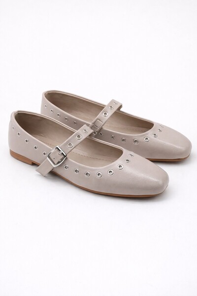 Sh-900 Studded Ballerina Casual Women's Shoes Mary Jane Home Ballerinas
