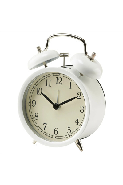 DEKAD будилник, бел, 10 cm vontestore, десктоп