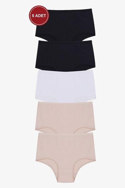 Women's 5-Piece Lycra Extra High Waist Panties