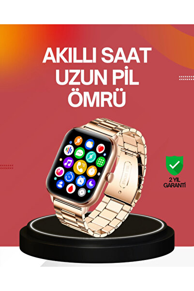 Паметен часовник со закривено куќиште од 41 mm компатибилен со Ios и Android