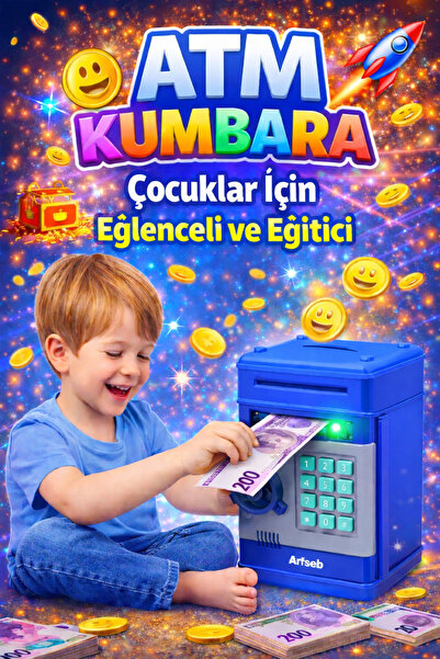 Паметна каса-касичка и мини банка – шифрирана и дигитална каса, сина